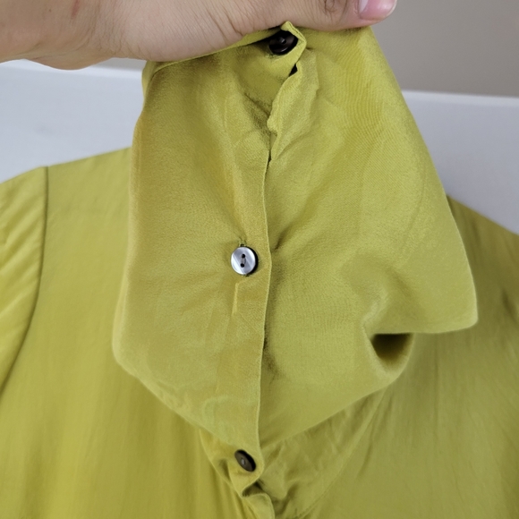 Anthropologie Fei Cowl Shawl Neck Silk Top - Picture 10 of 11